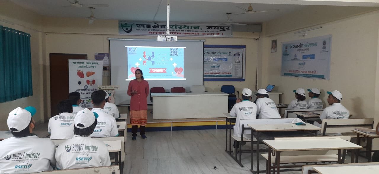 Awareness Session on Organ Donation at RUDSET Institute, Jaipur