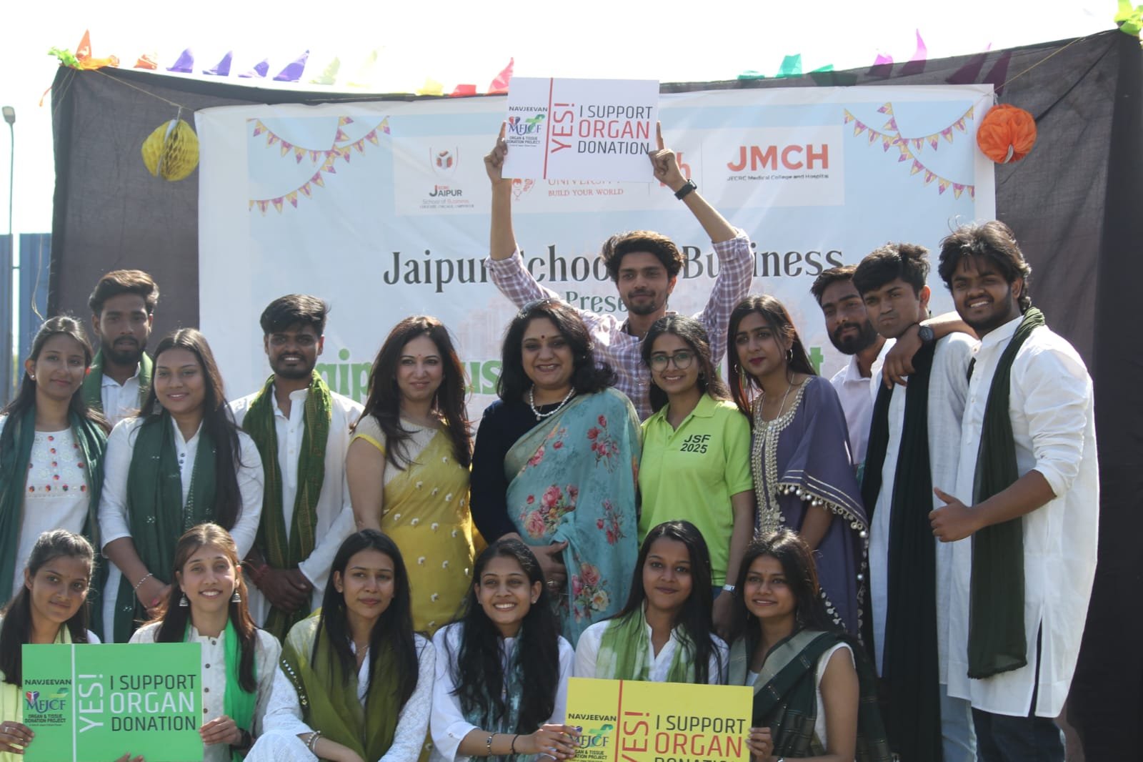 Awareness through information stall at Jaipur Sustainability Fest